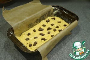 Тыквенный кекс с шоколадом и орехами